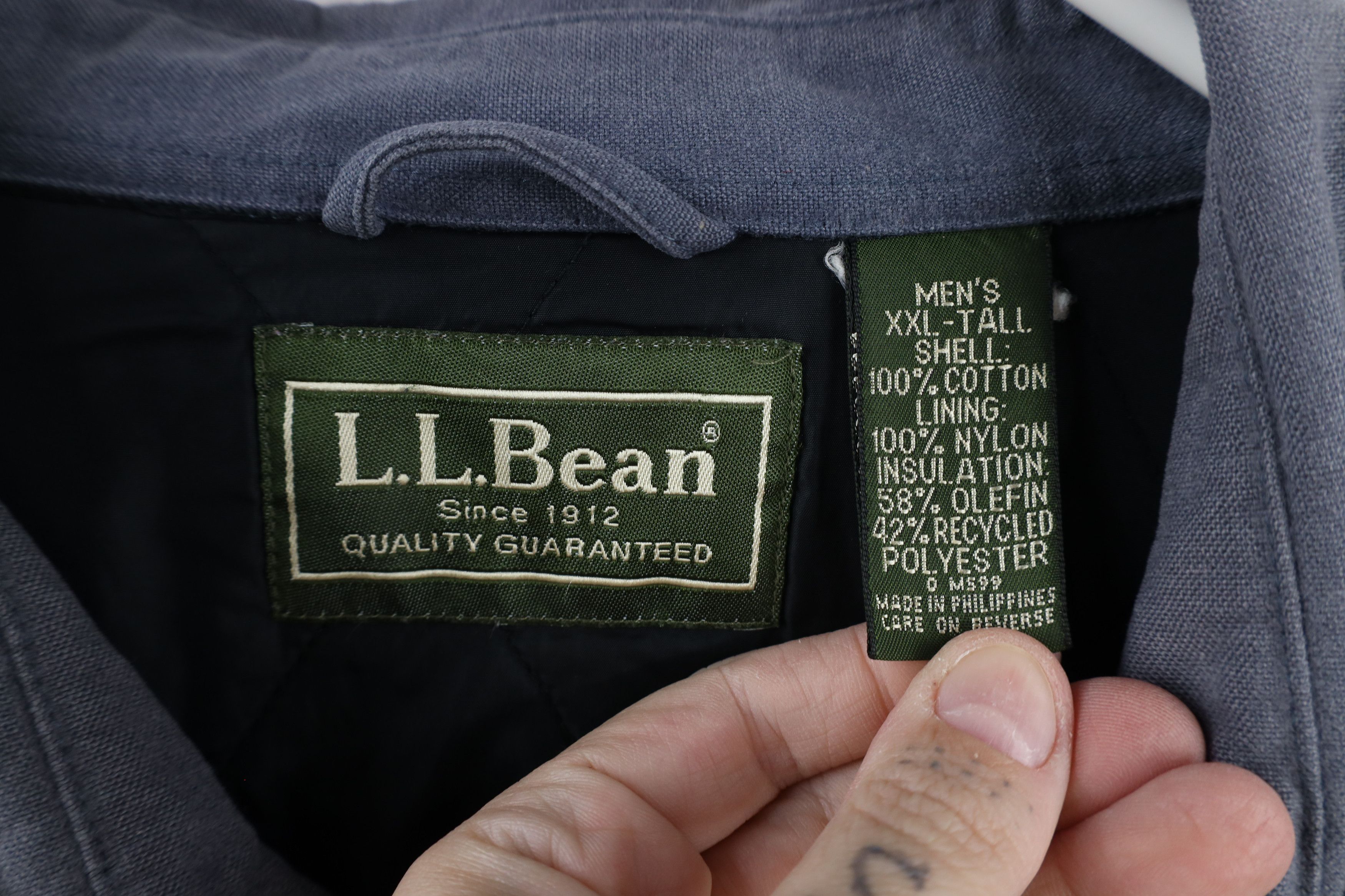 L.L. Bean Vintage LL Bean Button Shirt Jacket Jac Shirt Shacket Size US XXL / EU 58 / 5 - 8 Thumbnail