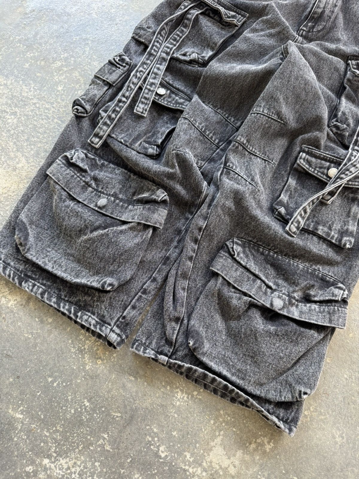 Japanese Brand ADRER Parachute Cargo Pants Denim Size US 26 / EU 42 - 2 Thumbnail