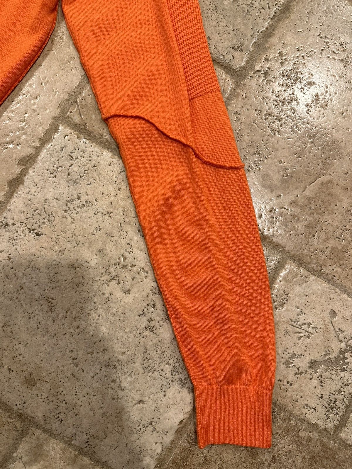A-COLD-WALL* A-Cold-Wall Zip Up Orange Turtleneck Cardigan Sweater Size US L / EU 52-54 / 3 - 6 Thumbnail
