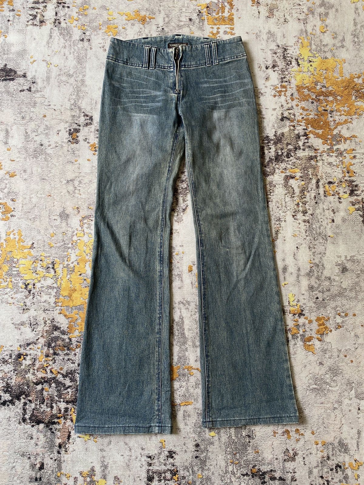 Tornado Mart Tornado Mart Femme Flare Jeans Size 28" / US 6 / IT 42 - 3 Thumbnail