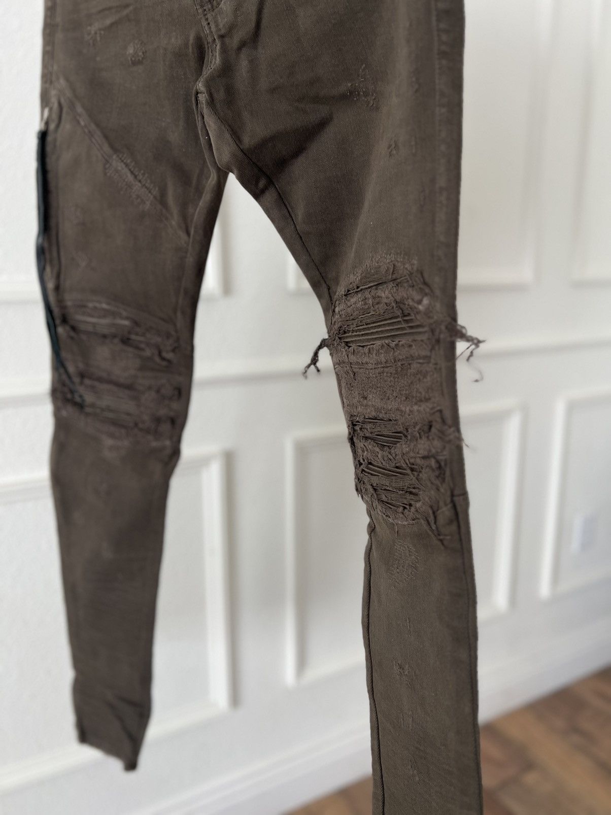 Amiri × Vintage Original Amiri, dark olive green Size US 34 / EU 50 - 7 Thumbnail