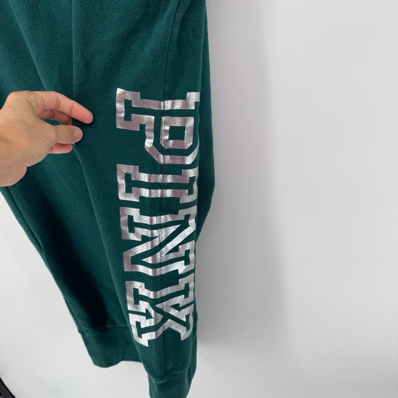 Victoria's Secret VS Pink campus pant dark green size XL Size 40" / US 18 - 2 Thumbnail
