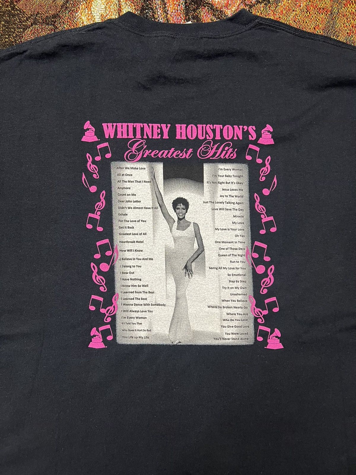 Vintage Whitney Houston Memorial Tee Size US XL / EU 56 / 4 - 2 Thumbnail