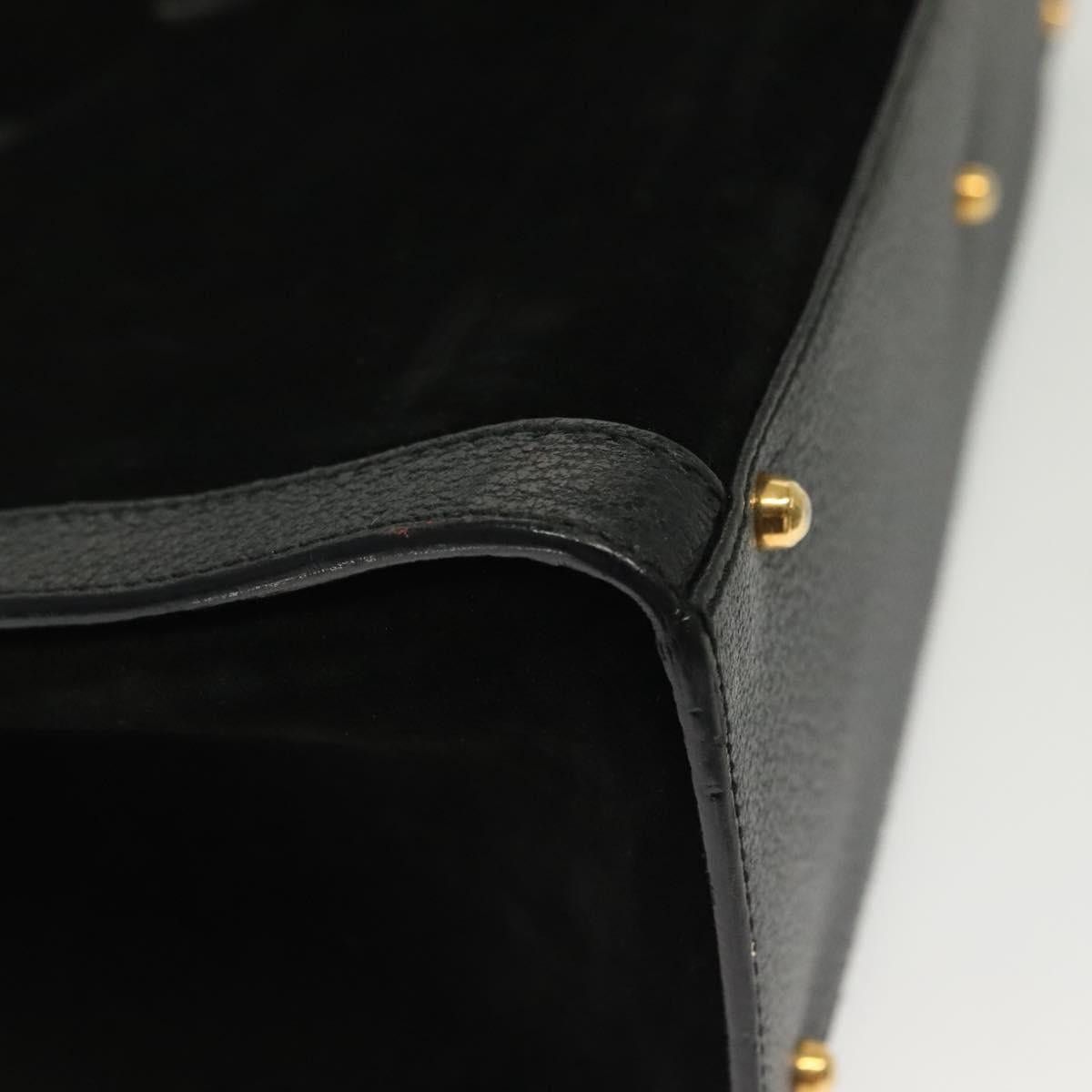 Gucci GUCCI Bamboo Hand Bag Suede Black Gold 002 1186 002 1186 Size ONE SIZE - 10 Thumbnail