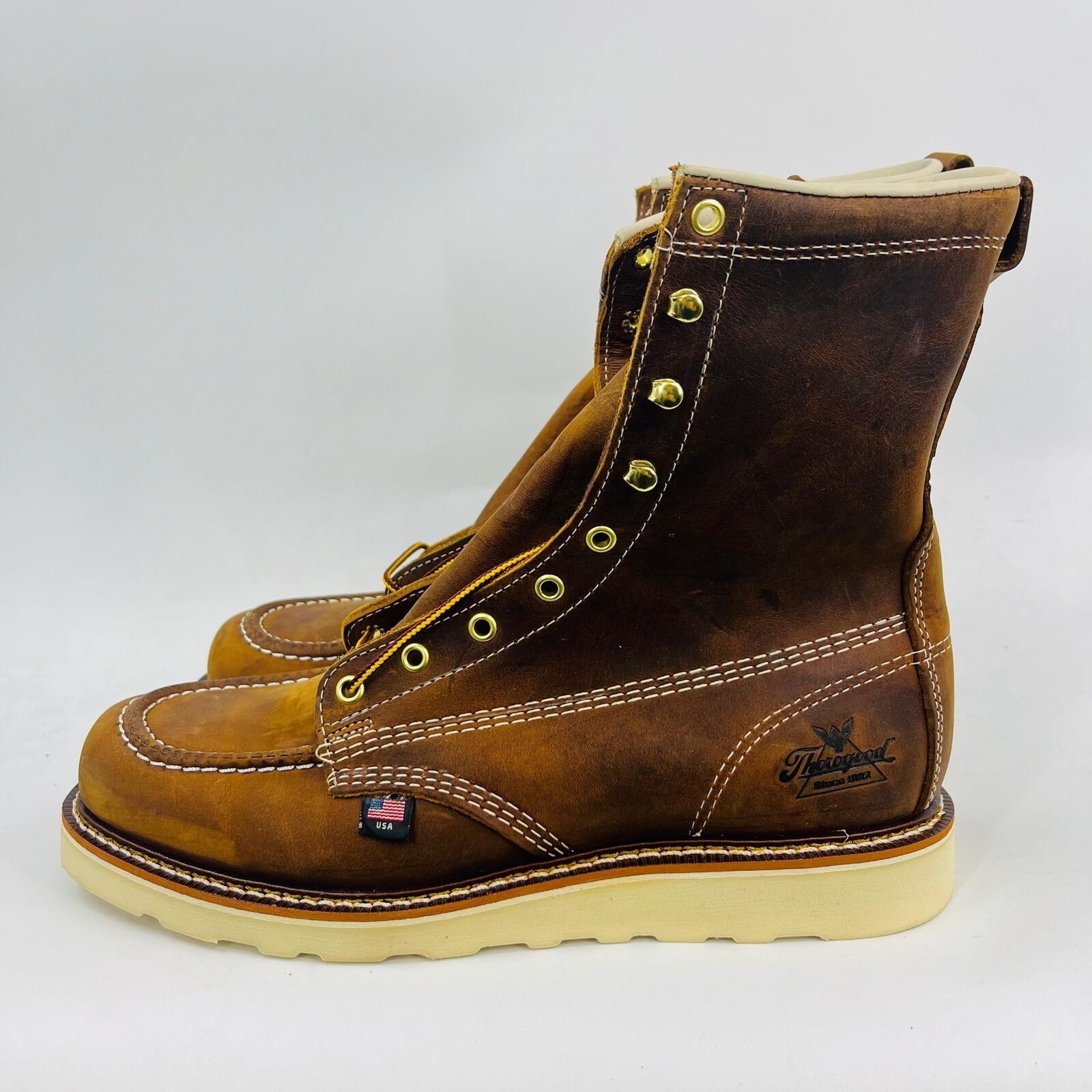 Thorogood THOROGOOD MENS 8" NON-SAFETY TOE COMFORTABLE " SIZE 9.5EE Size US 9.5 / EU 42-43 - 4 Thumbnail