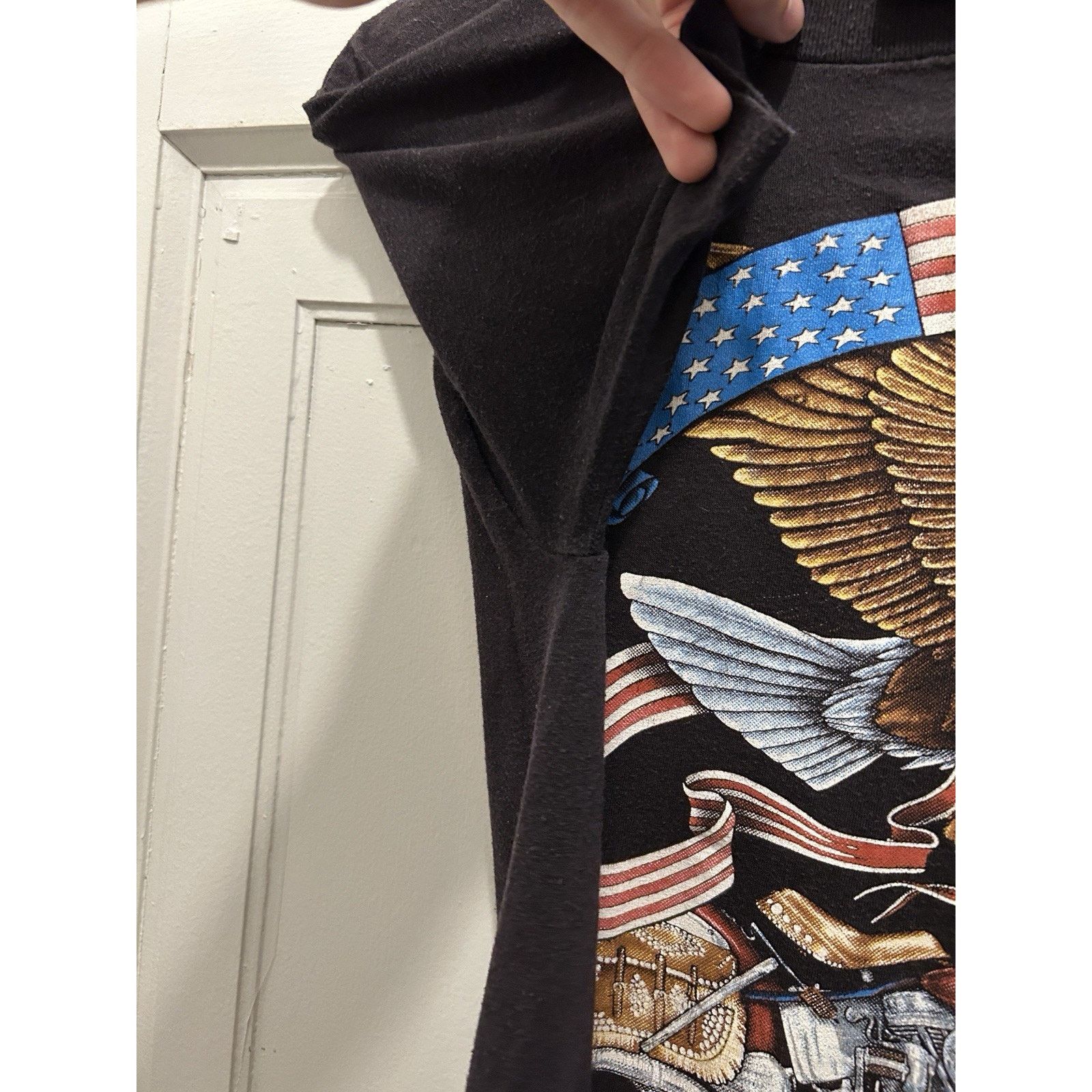 Harley Davidson × Vintage Vintage Harley Davidson 3D Emblem Shirt Size Medium EAGLE Size US M / EU 48-50 / 2 - 7 Thumbnail