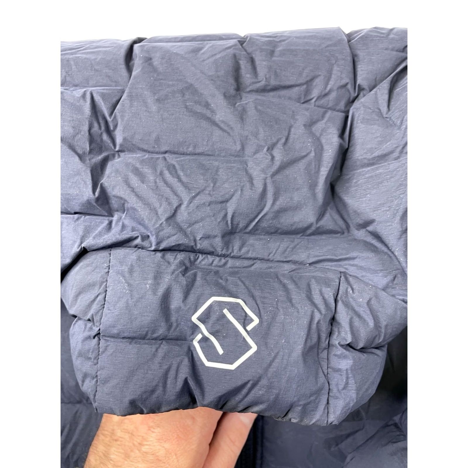 Vintage Stellar Equipment Down Puffer Jacket Mens S Navy Blue 750 Fill Zip Pockets Water Resistant Wind-Resistant Size US S / EU 44-46 / 1 - 4 Thumbnail