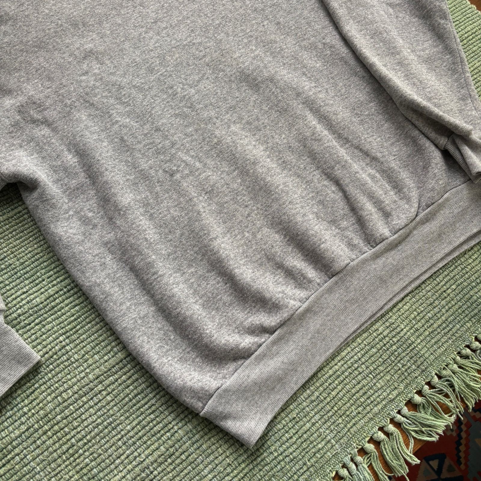 Vintage Vintage 70s Gray Cotton Blend Blank Long Sleeve Sweatshirt Size US M / EU 48-50 / 2 - 4 Thumbnail