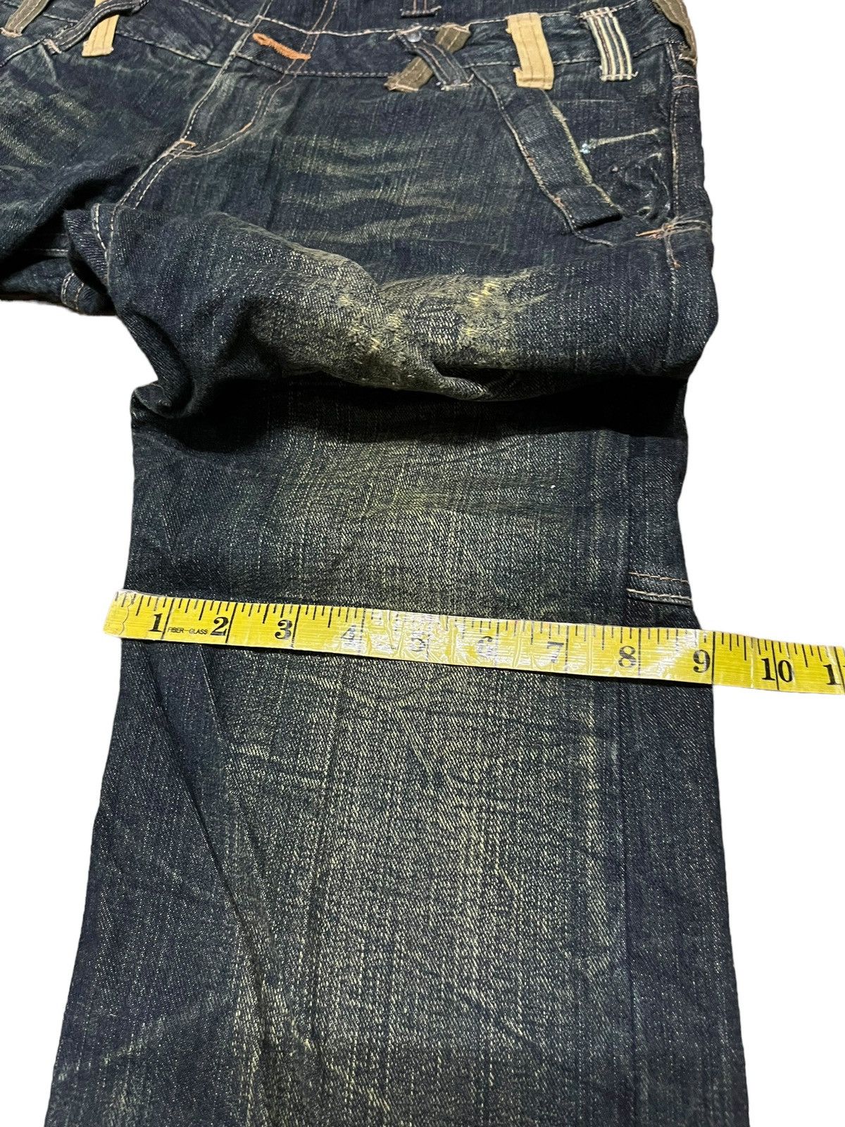Japanese Brand DOMINATE HAND CRAFT DOUBLE WAIST STYLE JEANS Size US 34 / EU 50 - 17 Thumbnail