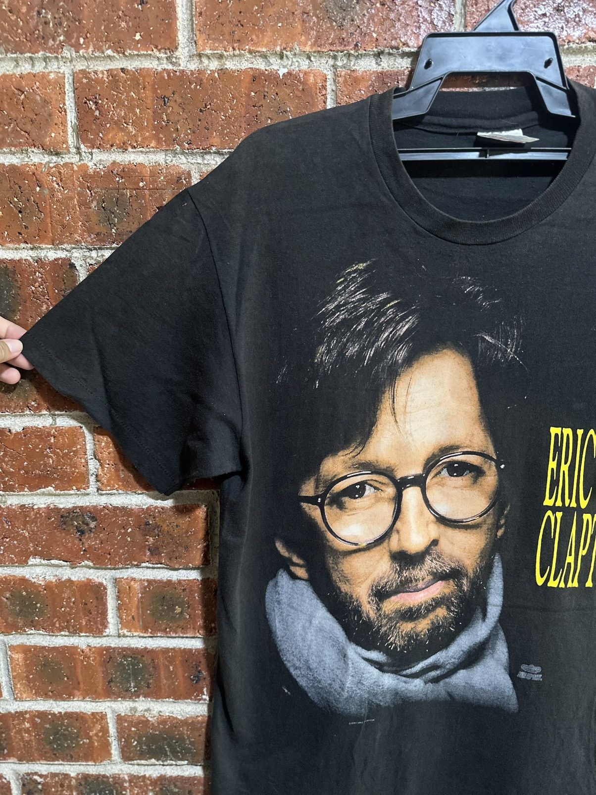 Band Tees Vintage 90s Eric Clapton Faded Tee Size US L / EU 52-54 / 3 - 9 Thumbnail