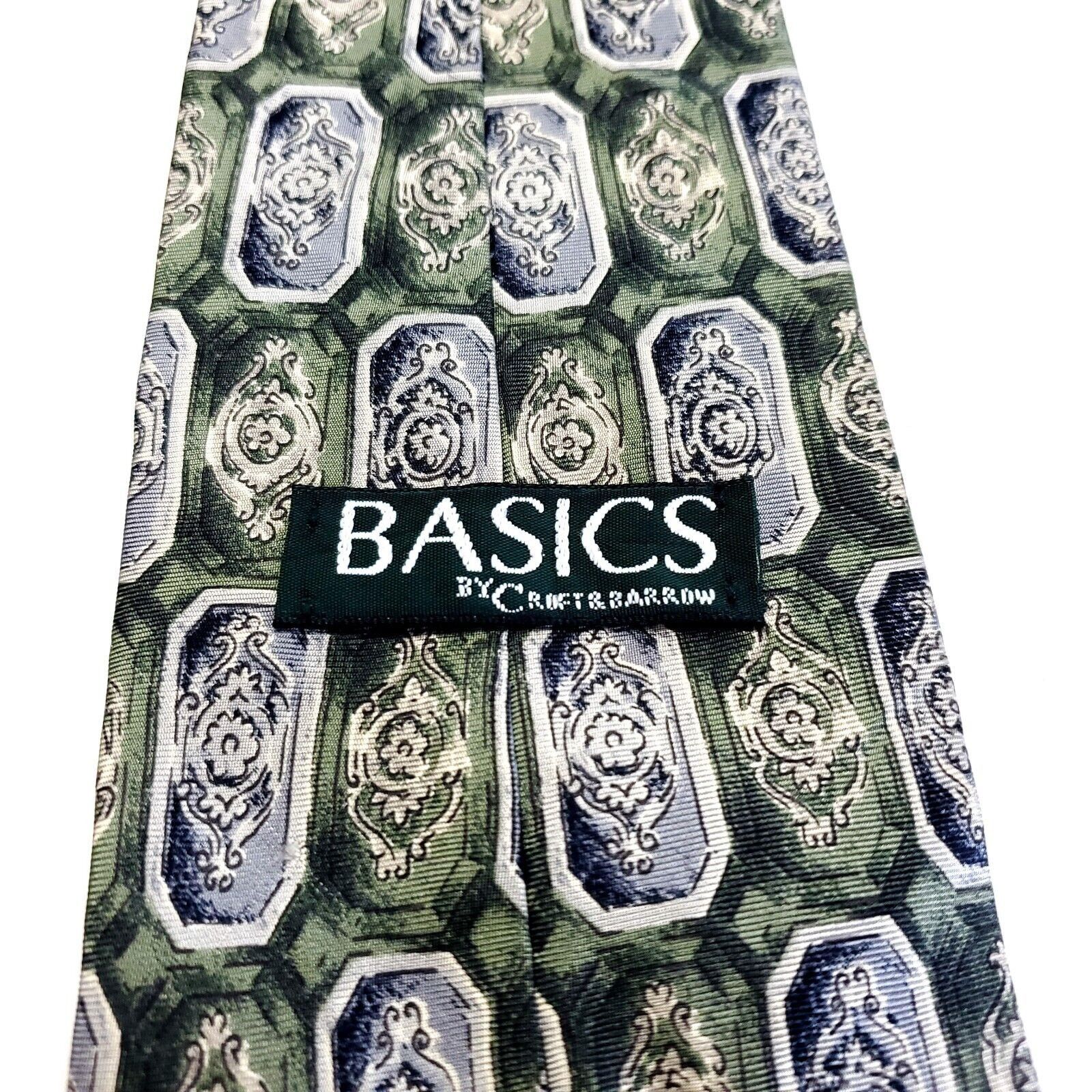 Croft & Barrow Croft & Barrow Basics Green Abstract Print Wide Silk Tie Size ONE SIZE - 3 Thumbnail