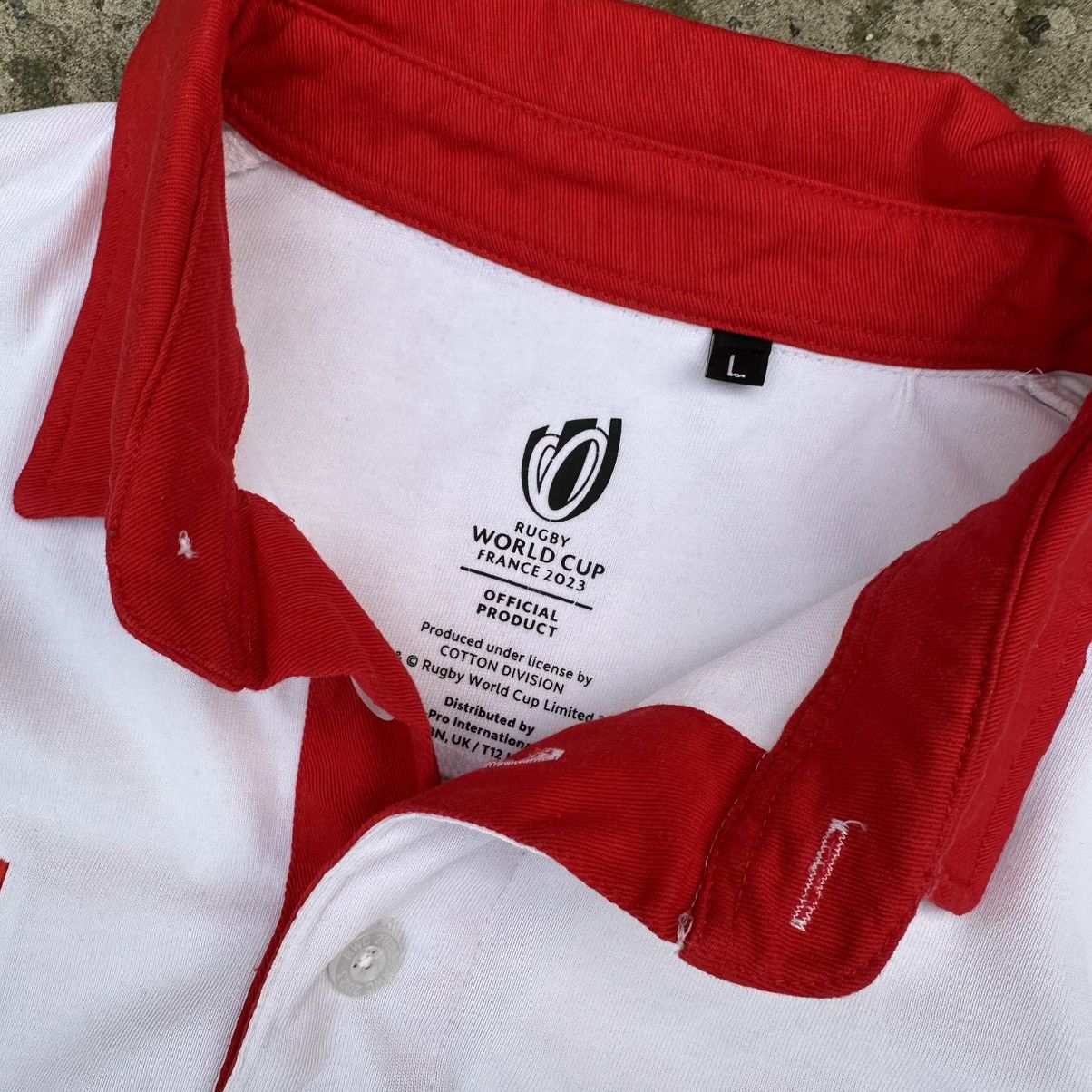 New England Outerwear Vintage Rugby World Cup France 2023 Long-sleeve T-shirts Size US L / EU 52-54 / 3 - 7 Thumbnail
