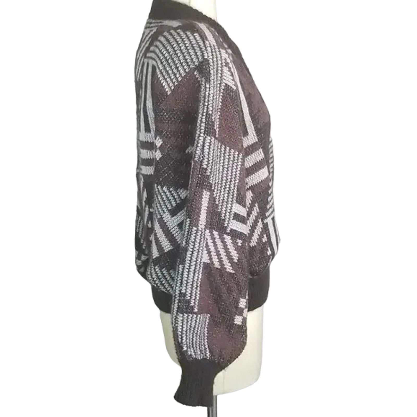 Dragon Diffusion Vintage IB Diffusion Womens Mohair Cardigan Sweater Wool S Size S / US 4 / IT 40 - 3 Thumbnail