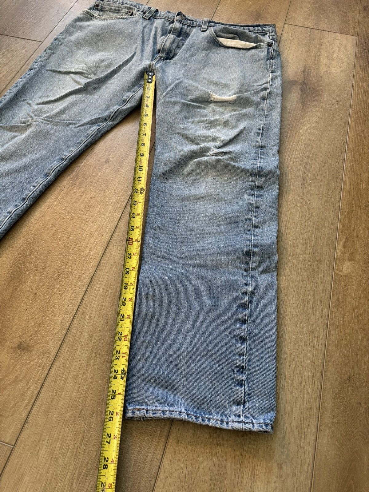 Levi's Levis 502 premium cropped distressed jeans Size US 34 / EU 50 - 5 Thumbnail