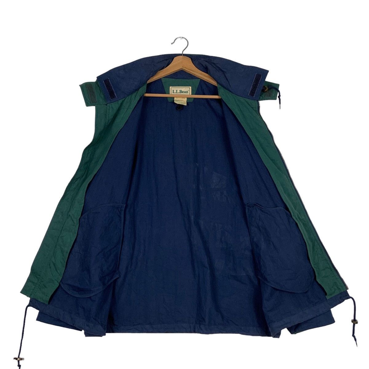 L.L. Bean Vintage L.L.BEAN Blue Outdoor Jacket #0550-C25 Size US L / EU 52-54 / 3 - 11 Thumbnail