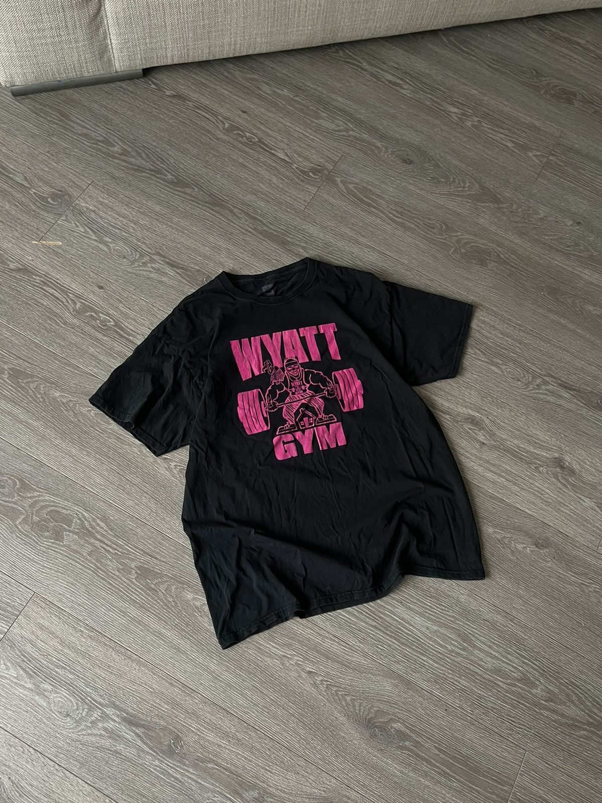 Vintage × WWE × WWF WYATT GYM T-SHIRT Size US XL / EU 56 / 4 - 4 Thumbnail