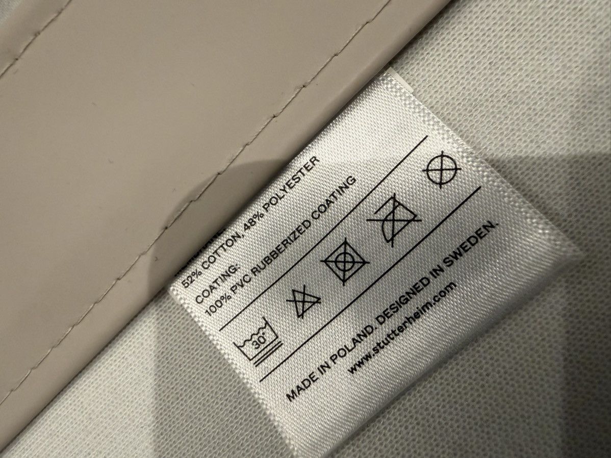 Stutterheim Stutterheim Beige Stockholm Coat sz: 56/XXL Size US XXL / EU 58 / 5 - 11 Thumbnail