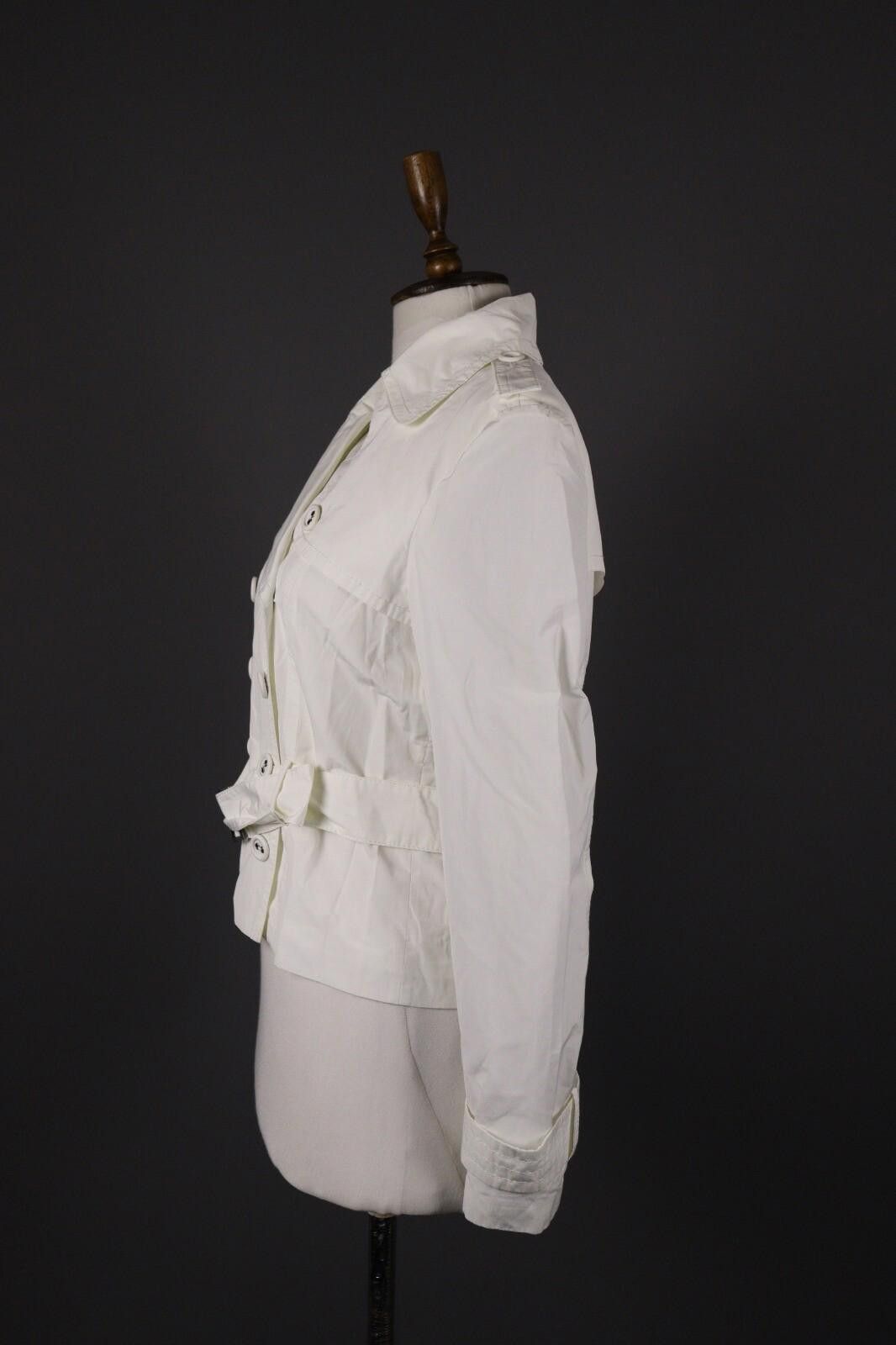 Polo Ralph Lauren Laurel by Escada White Double Belted Coat Jacket Size 38 Size M / US 6-8 / IT 42-44 - 5 Thumbnail