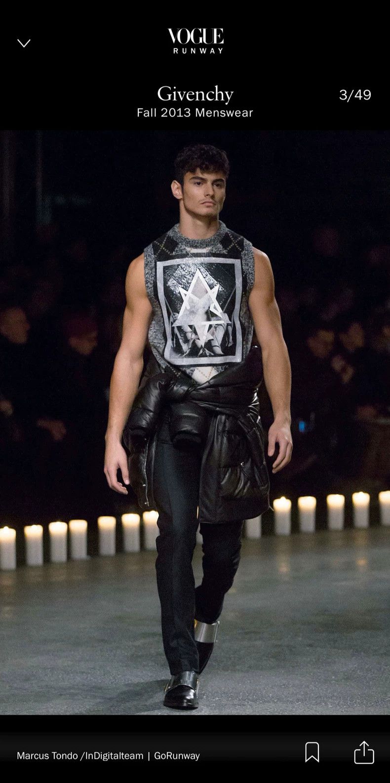 Givenchy Givenchy 13FW Showpiece Wool Vest Size US M / EU 48-50 / 2 - 2 Thumbnail