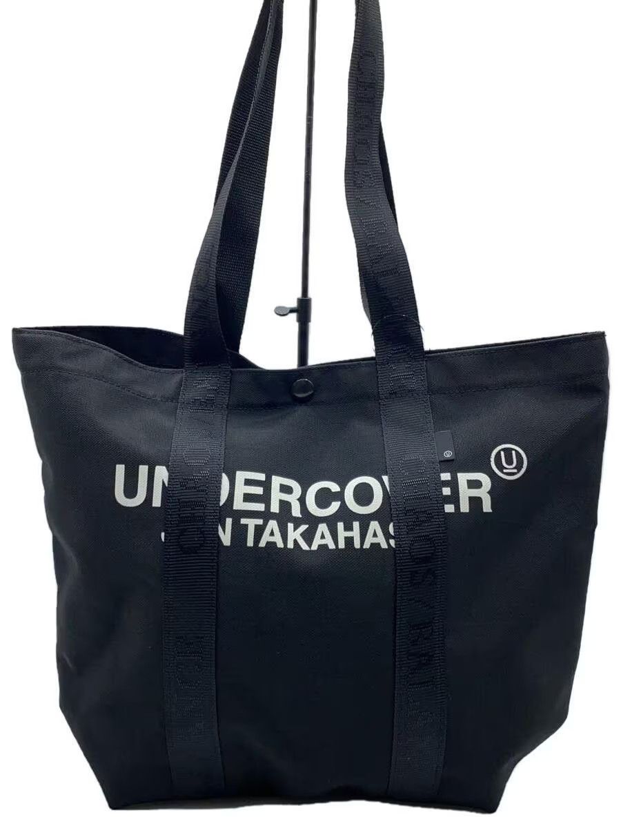 image of Undercover Logo Tote Bag in Black, Men's