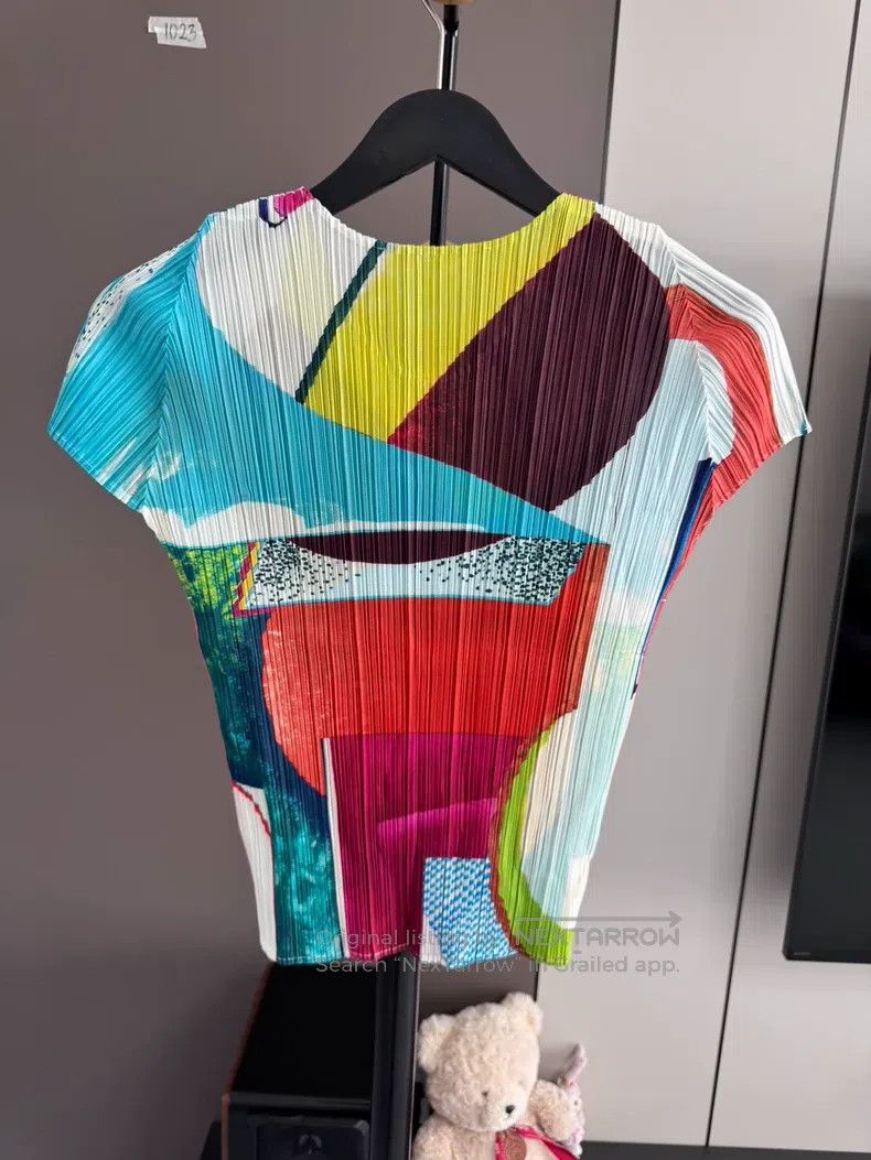 Issey Miyake Issey Miyake Windmill Short Sleeve Top Size L / US 10 / IT 46 - 6 Thumbnail