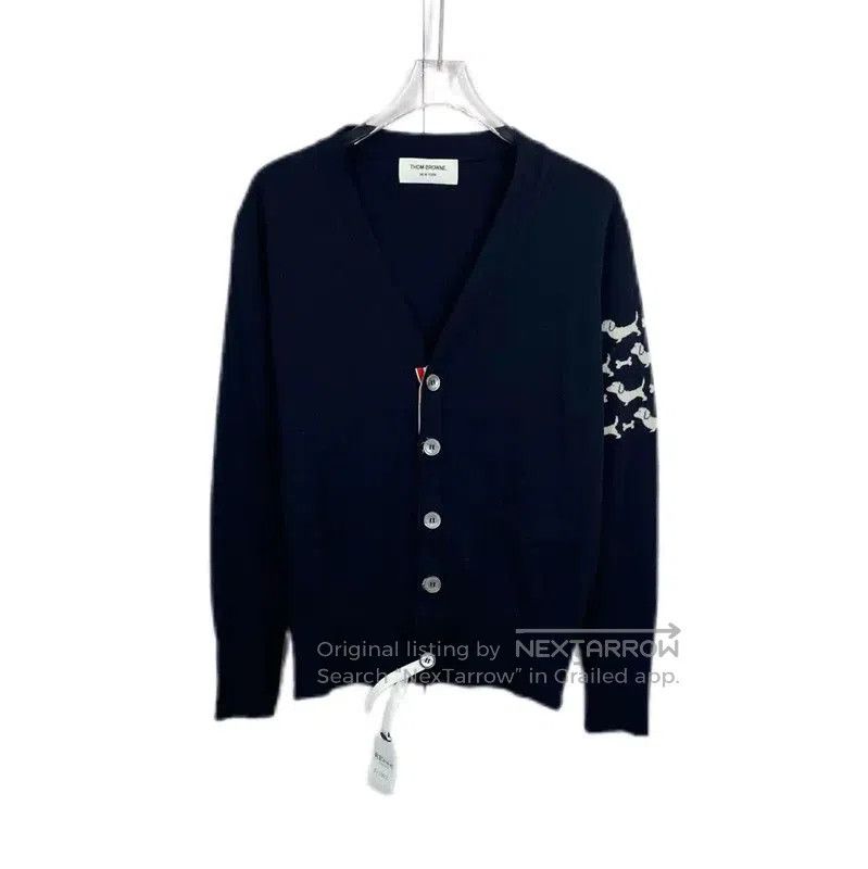 Thom Browne Thom Browne Black Long Sleeve Cotton Pullover . Size S / US 4 / IT 40 - 1 Thumbnail