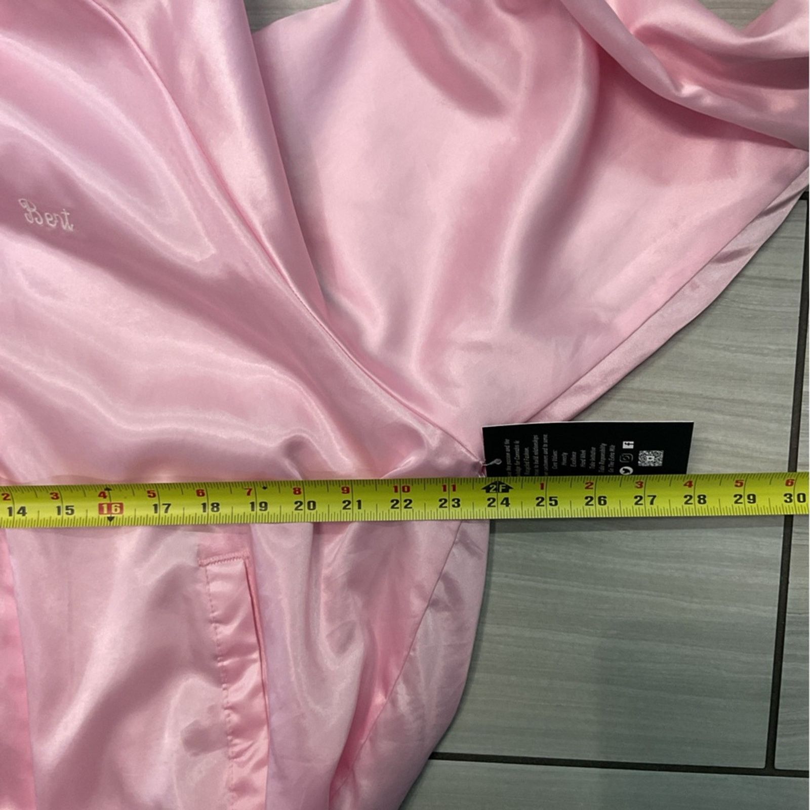 Vintage 1970s Napa Valley Pink Satin Souvenir Jacket – USA Made Size L / US 10 / IT 46 - 3 Thumbnail