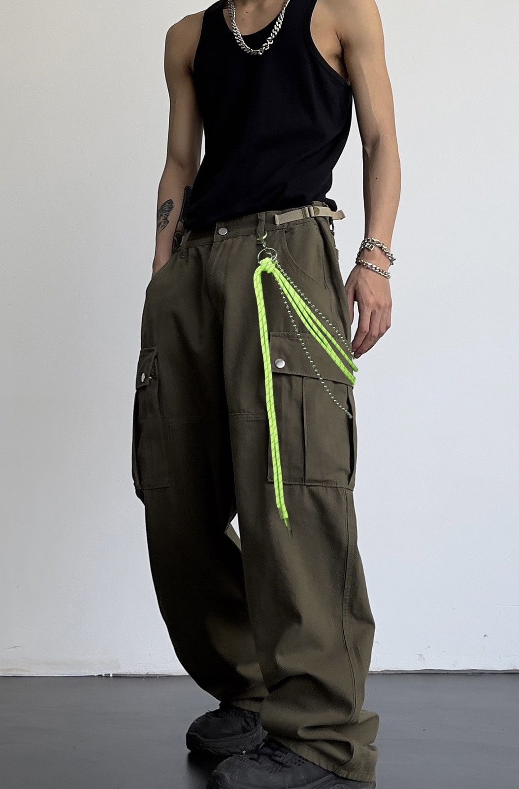 Japanese Brand × Vintage Outdoor retro punk layered rope chain pocket chain keychain Size ONE SIZE - 1 Thumbnail