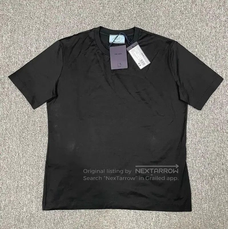 Prada Prada Black Cotton Men's T-Shirt Size L. Size US L / EU 52-54 / 3 - 1 Thumbnail