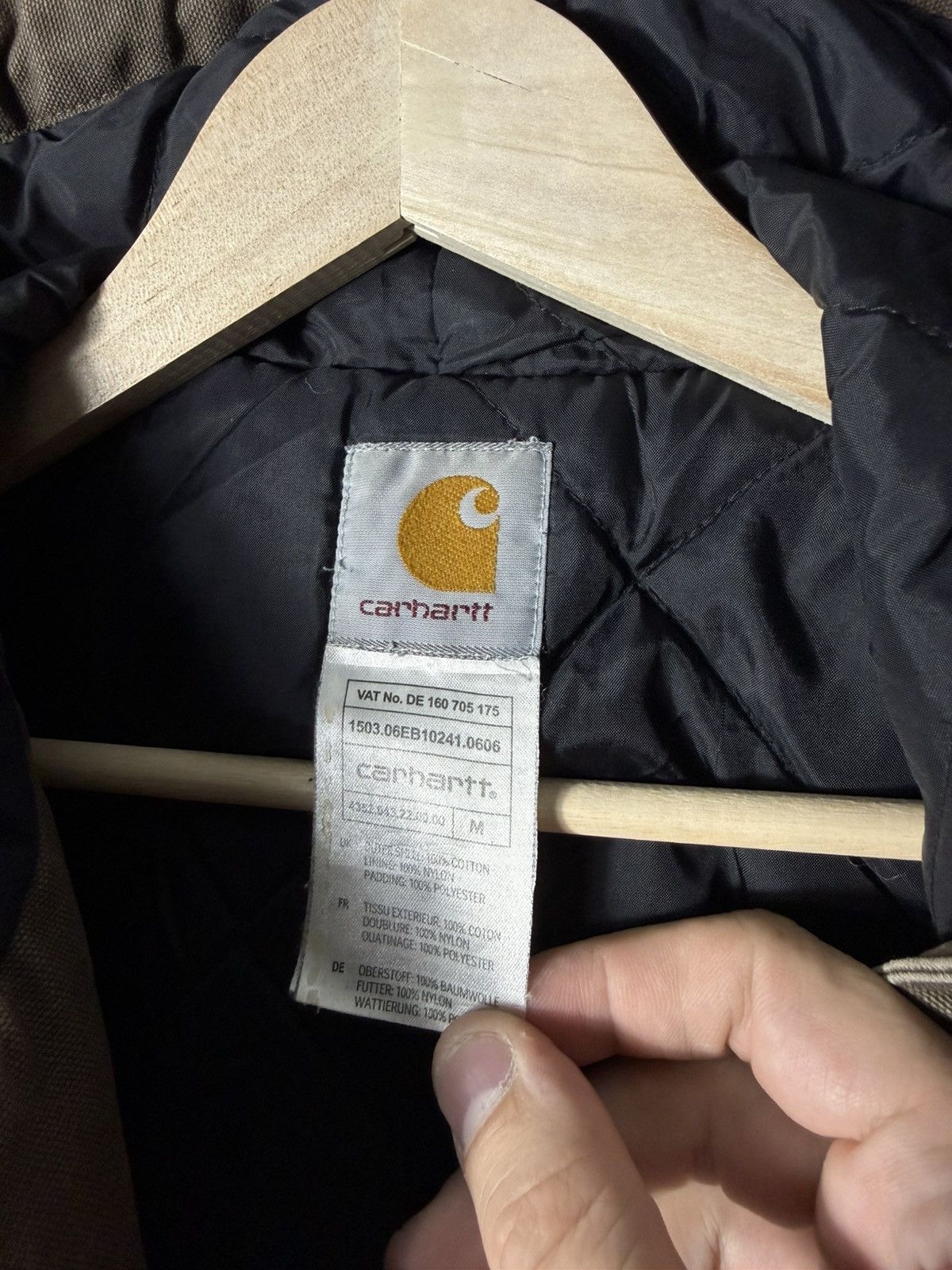 Carhartt Carhartt Active Jacket Brown Hooded Workwear Duck Distressed Size US M / EU 48-50 / 2 - 11 Thumbnail