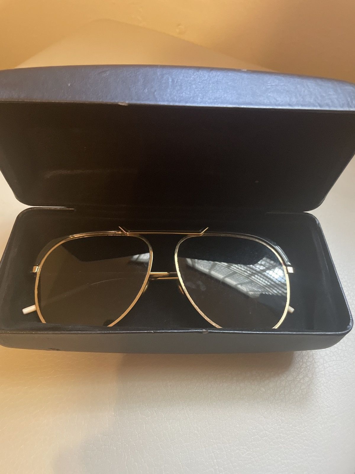 Dior Christian Dior Black and Gold Glasses Size ONE SIZE - 5 Thumbnail