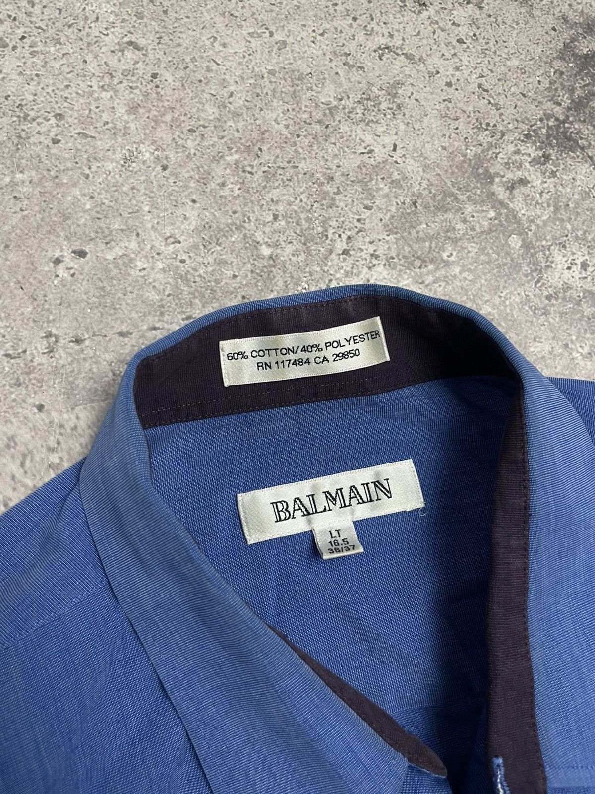Balmain Vintage Balmain Shirt Size US XL / EU 56 / 4 - 4 Thumbnail