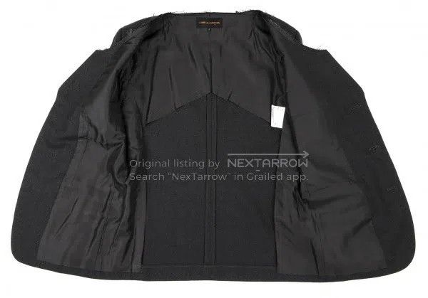 Comme des Garcons Comme Des Garcons Dark grey vintage flat collar design top Size S / US 4 / IT 40 - 8 Thumbnail