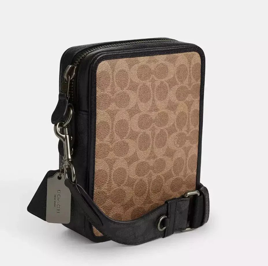 Coach Sullivan Crossbody In Blocked Signature Canvas CW386 Size ONE SIZE - 5 Thumbnail