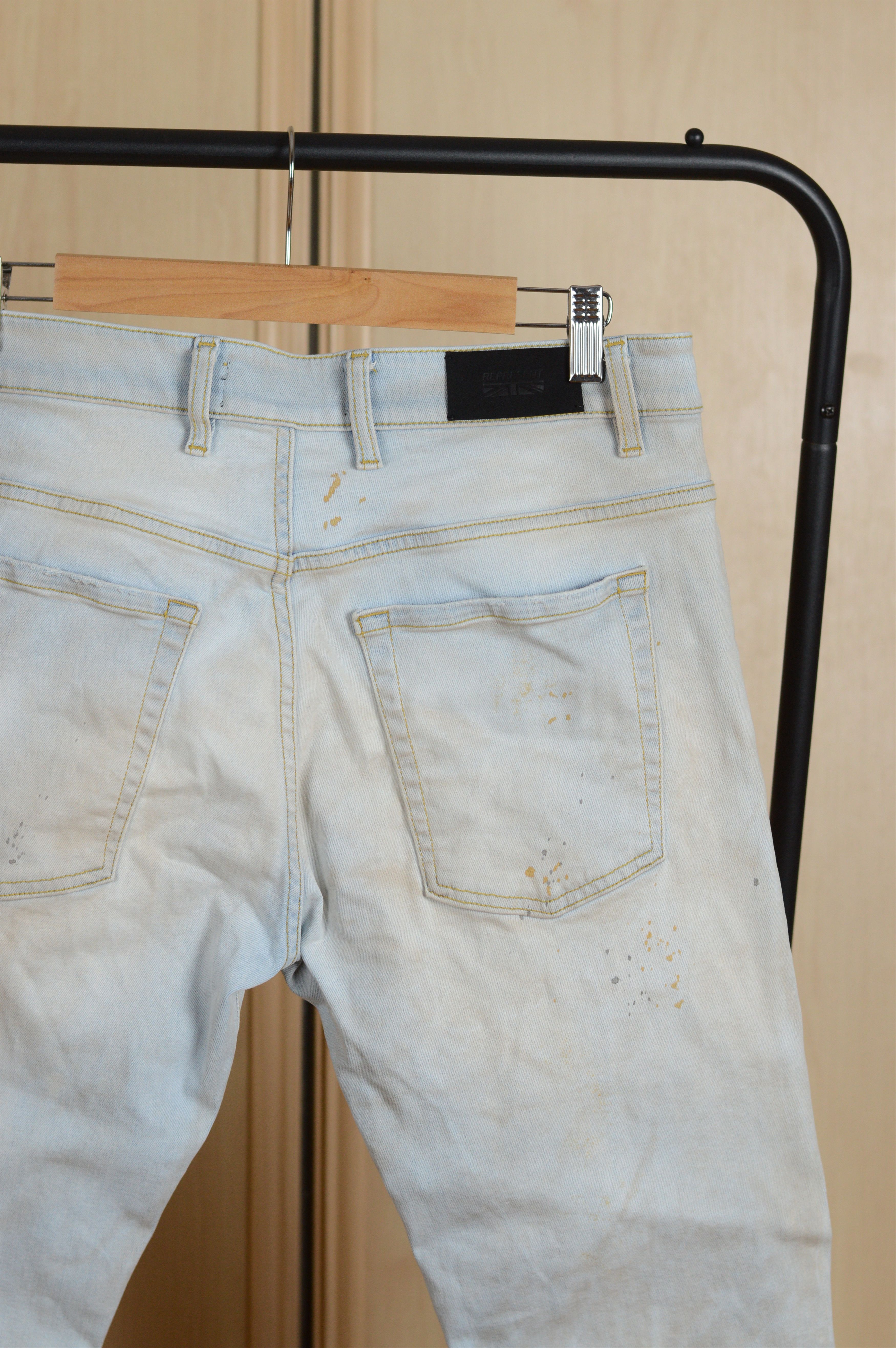 Represent Clo. Represent Distressed Denim Dirt Jeans Pant Size US 32 / EU 48 - 7 Thumbnail