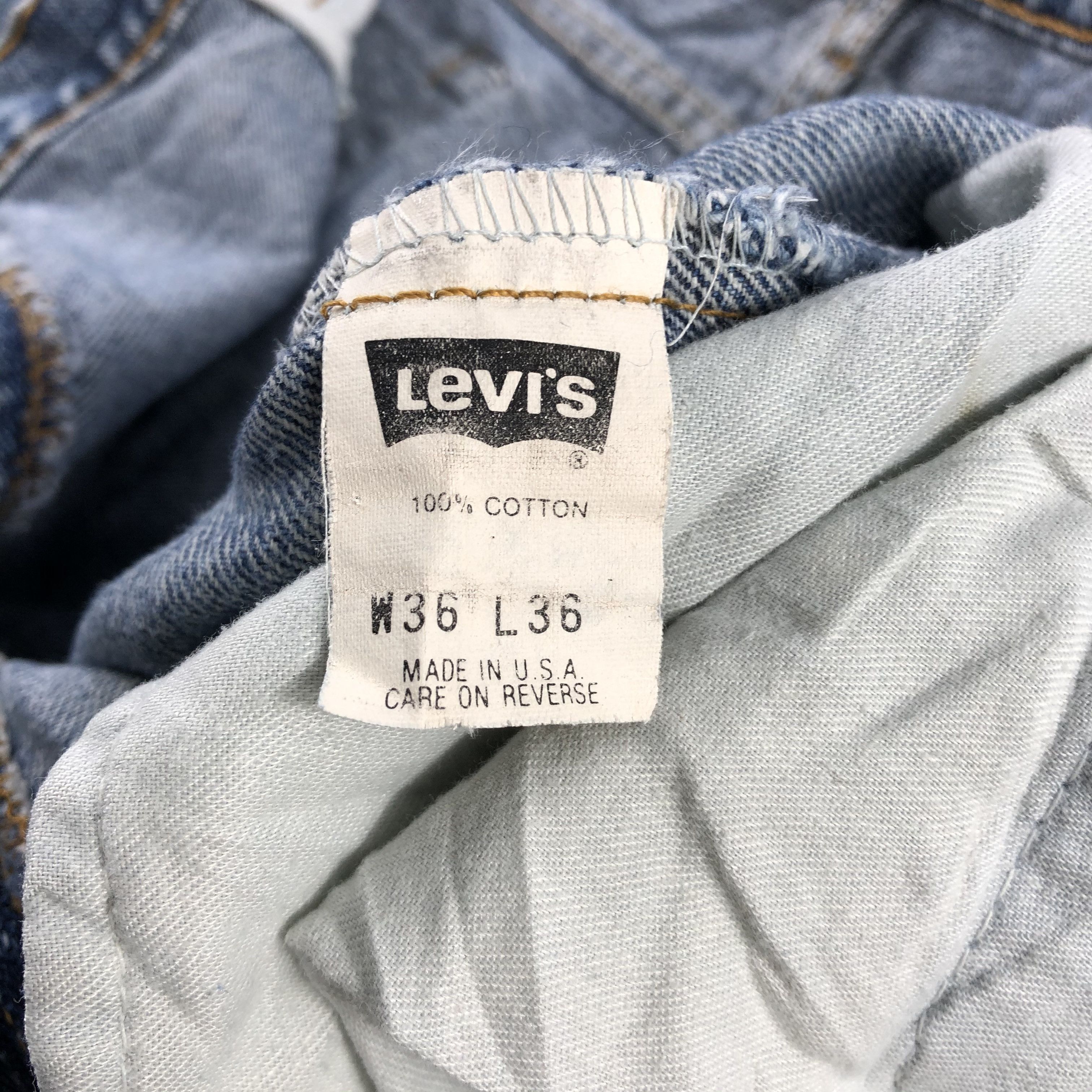 Levi's Vintage 90s Levi's 560 Jeans Medium Wash Denim KJ1015 Size US 36 / EU 52 - 10 Thumbnail