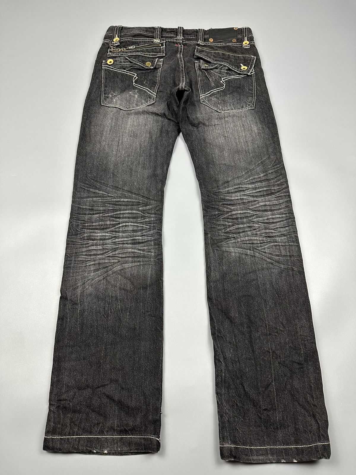 If Six Was Nine × Le Grande Bleu (L.G.B.) × semanticdesign 🔥Seditionaries🔥Distressed Semantic Design Denim Size US 32 / EU 48 - 4 Thumbnail