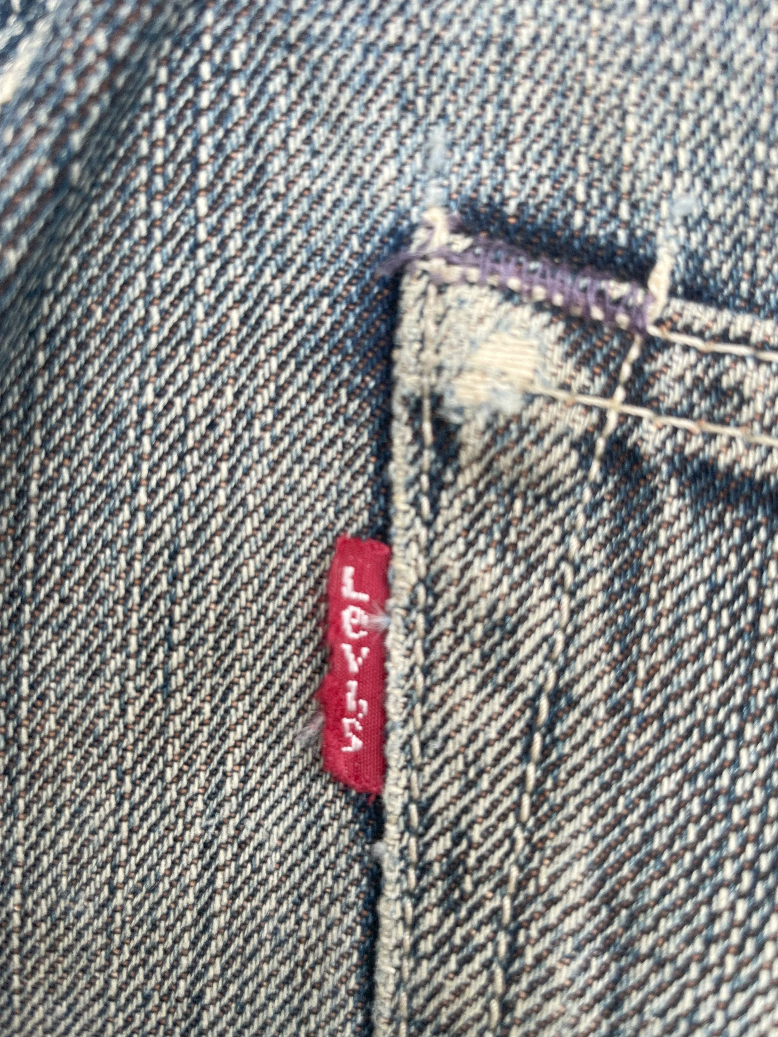Levi's Vintage Levis 503 Faded Distresed Denim Size US 30 / EU 46 - 16 Thumbnail