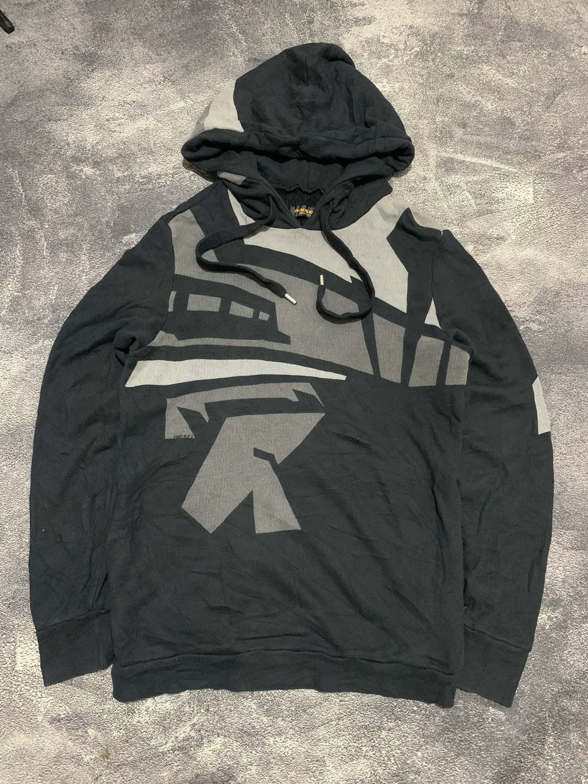 Diesel Hoodie diesel punk black gold Size US XL / EU 56 / 4 - 1 Thumbnail