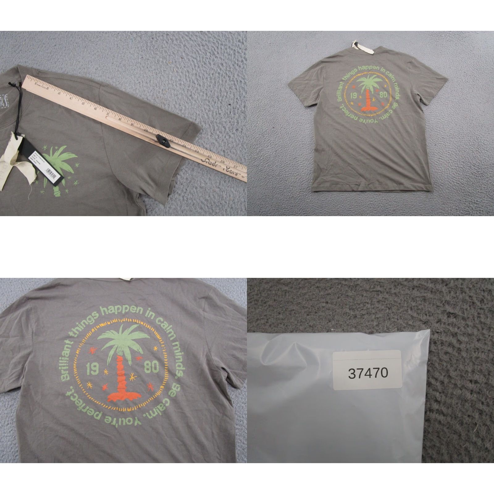Doublet Free Planet T-Shirt Mens SZ S Shadow Green NEW Double-Sided 100% Cotton Graphic Crew Neck Short Sleeve Shirt Size US S / EU 44-46 / 1 - 8 Thumbnail