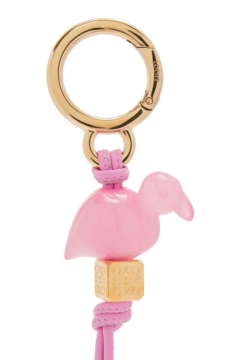 Loewe o1in1g0426 Size: OS / Flamingo Dice Charm in Pink Size ONE SIZE - 2 Thumbnail