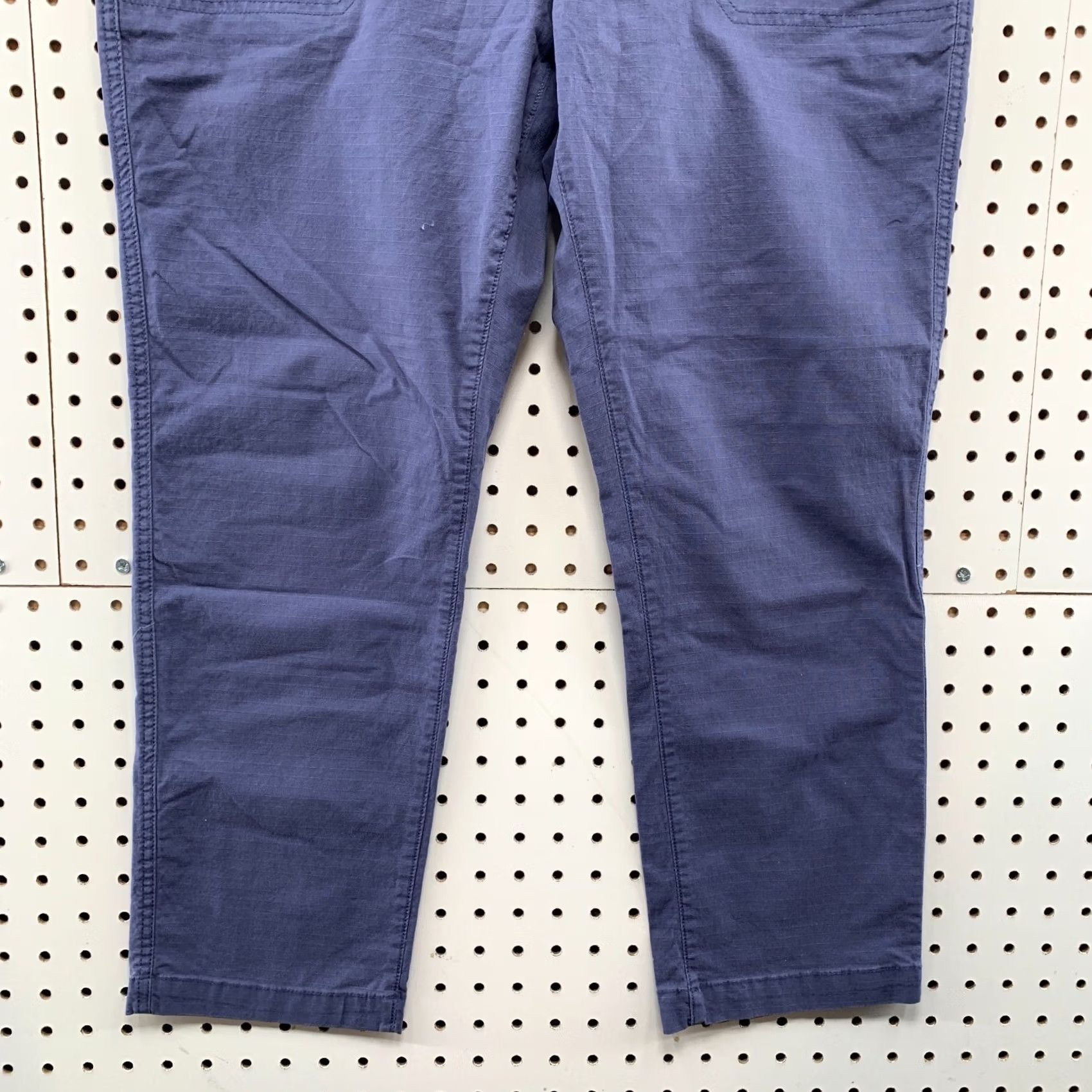 Eddie Bauer Eddie Bauer Rip Stop Ankle Pants Womens 10 Blue High Rise Straight 34x25 NWT Size 32" / US 10 / IT 46 - 2 Thumbnail