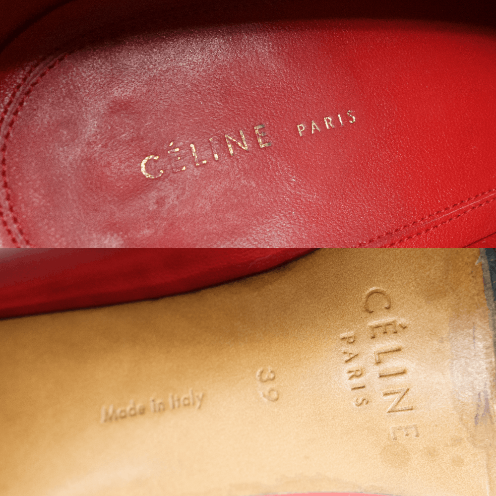 Celine × Hedi Slimane Hedi Slimane Era Red Leather Ankle Boots Size US 9 / IT 39 - 7 Thumbnail