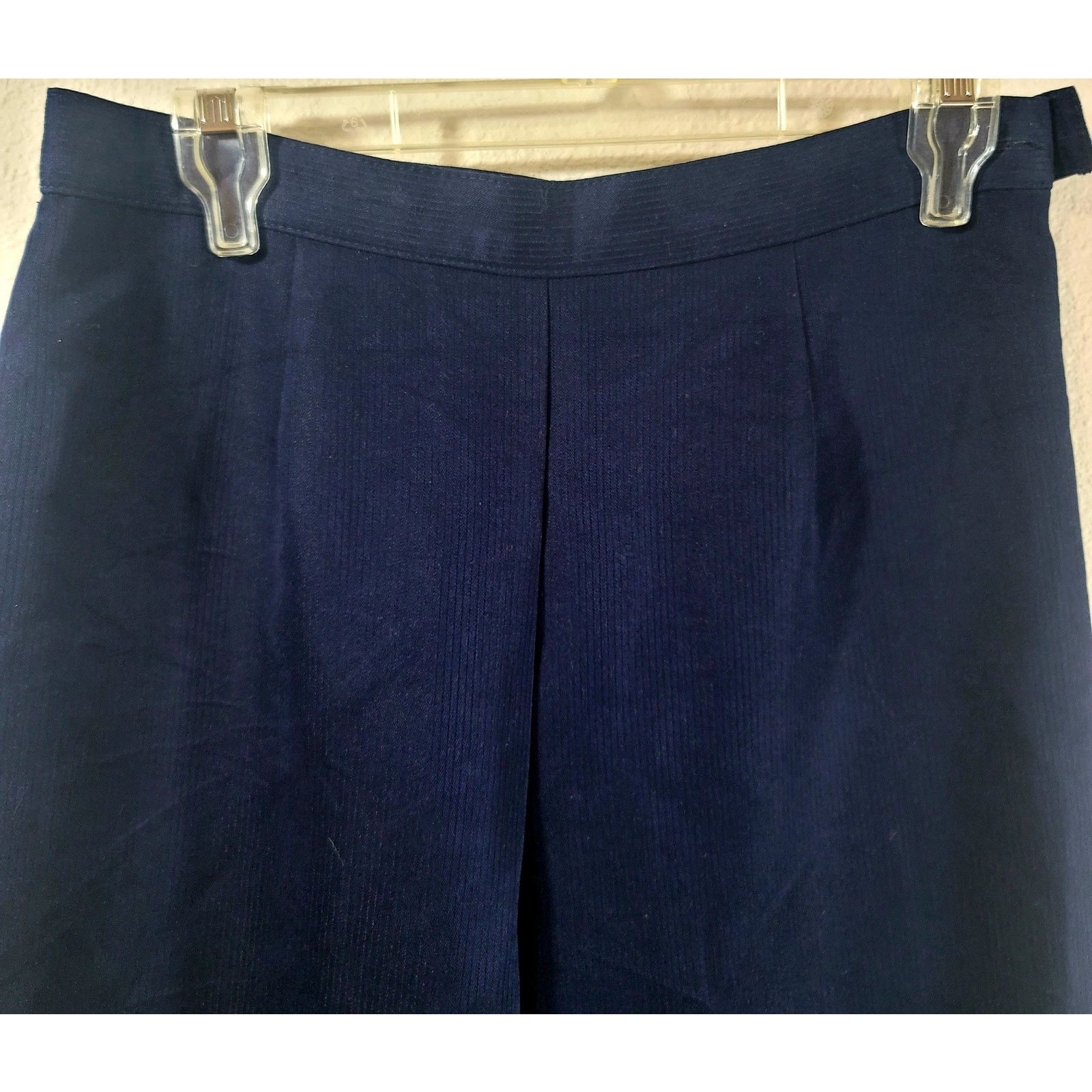 Other Signature By Jerell Blue Pinstripe Pleated Dress Pants 10 Size 32" / US 10 / IT 46 - 6 Thumbnail