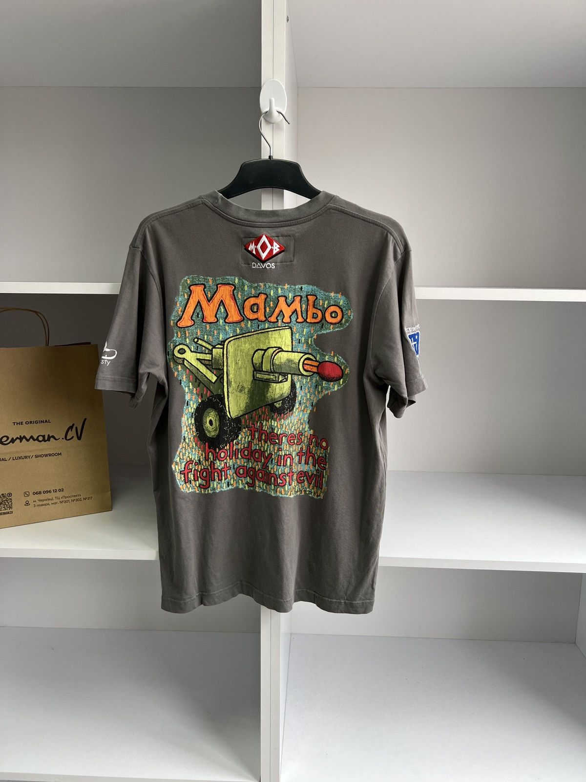 Mambo × Vintage Vintage Mambo Big Print Logo Streetwear Tee Size US M / EU 48-50 / 2 - 1 Thumbnail