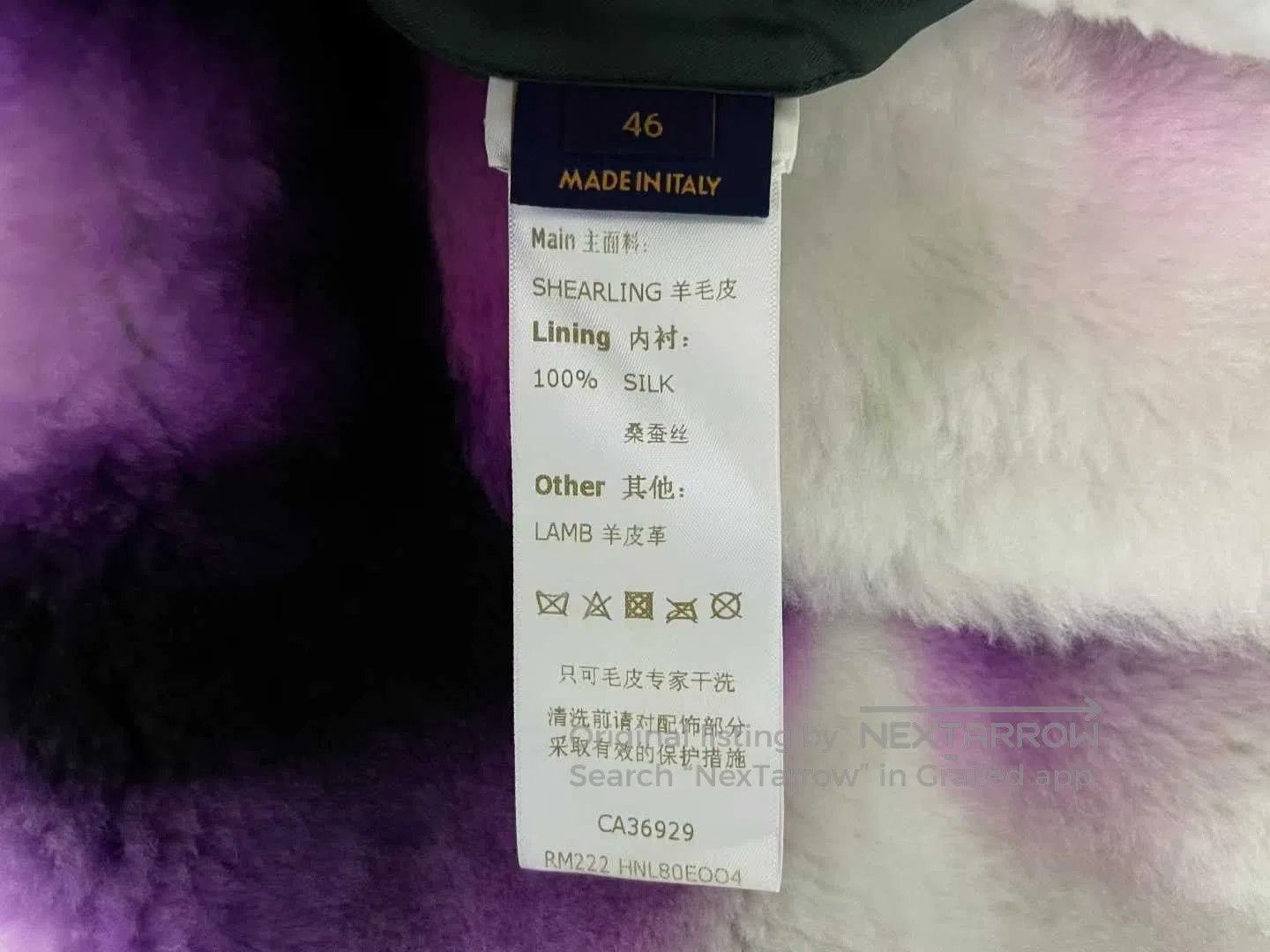 Louis Vuitton Louis Vuitton Tie-Dye Shearling Hooded Coat. Size US S / EU 44-46 / 1 - 4 Thumbnail