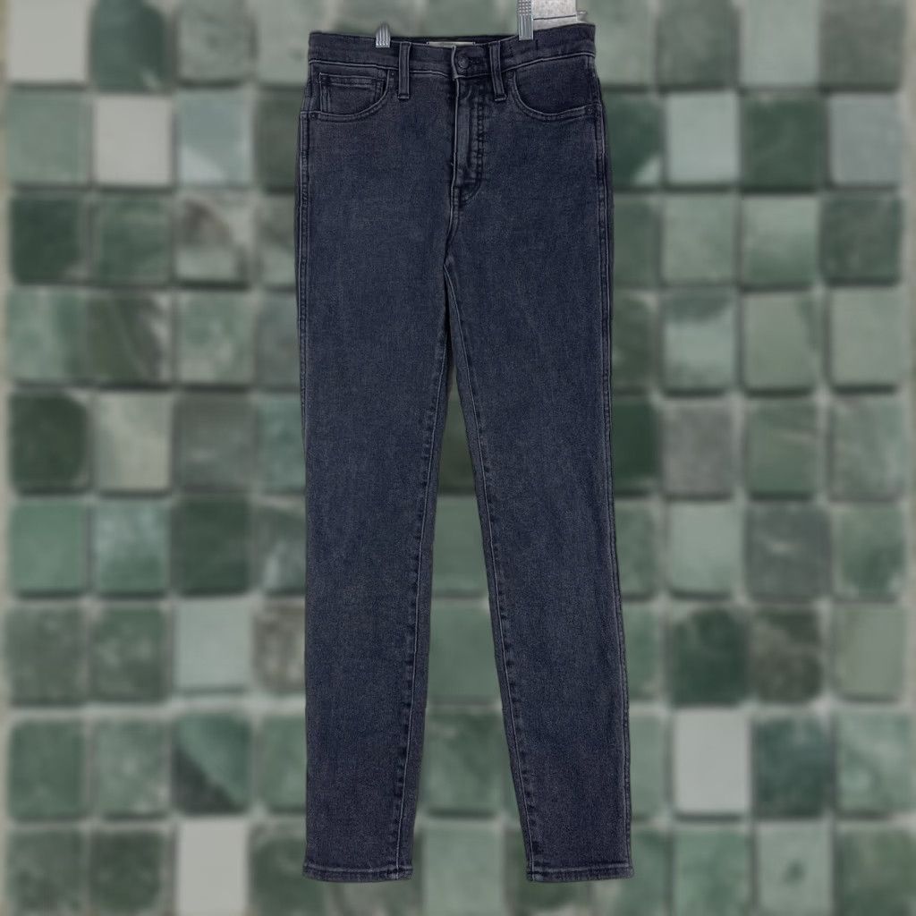 Madewell Madewell Skinny Jeans Womens Size 27 Black Denim 10" High-Rise Casual Size 27" / US 4 / IT 40 - 1 Thumbnail