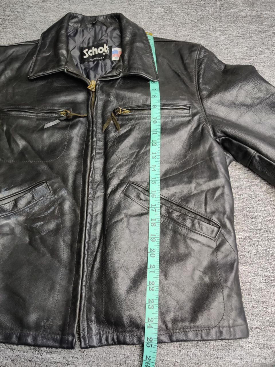 Schott Vintage Schott NYC Leather Jacket Size US M / EU 48-50 / 2 - 21 Thumbnail