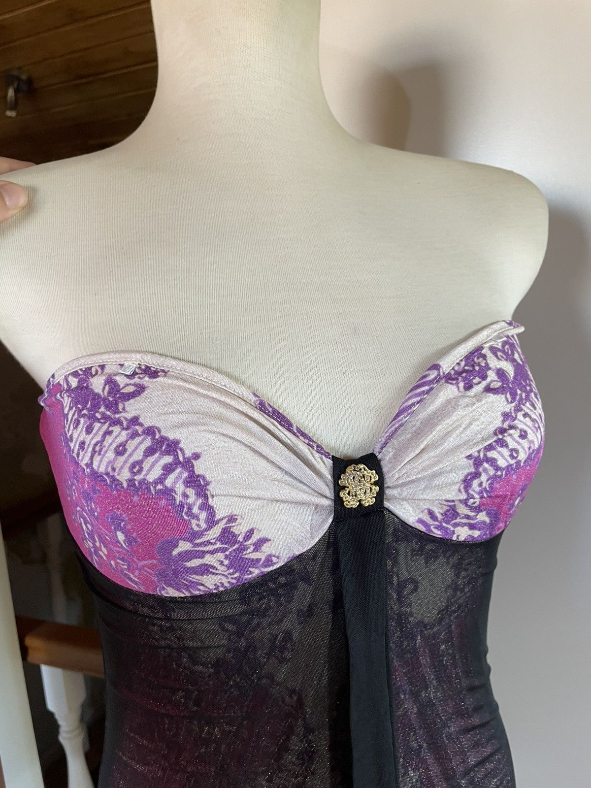Roberto Cavalli Super rare iconic Roberto Cavalli Y2K sexy mini dress Size S / US 4 / IT 40 - 6 Thumbnail