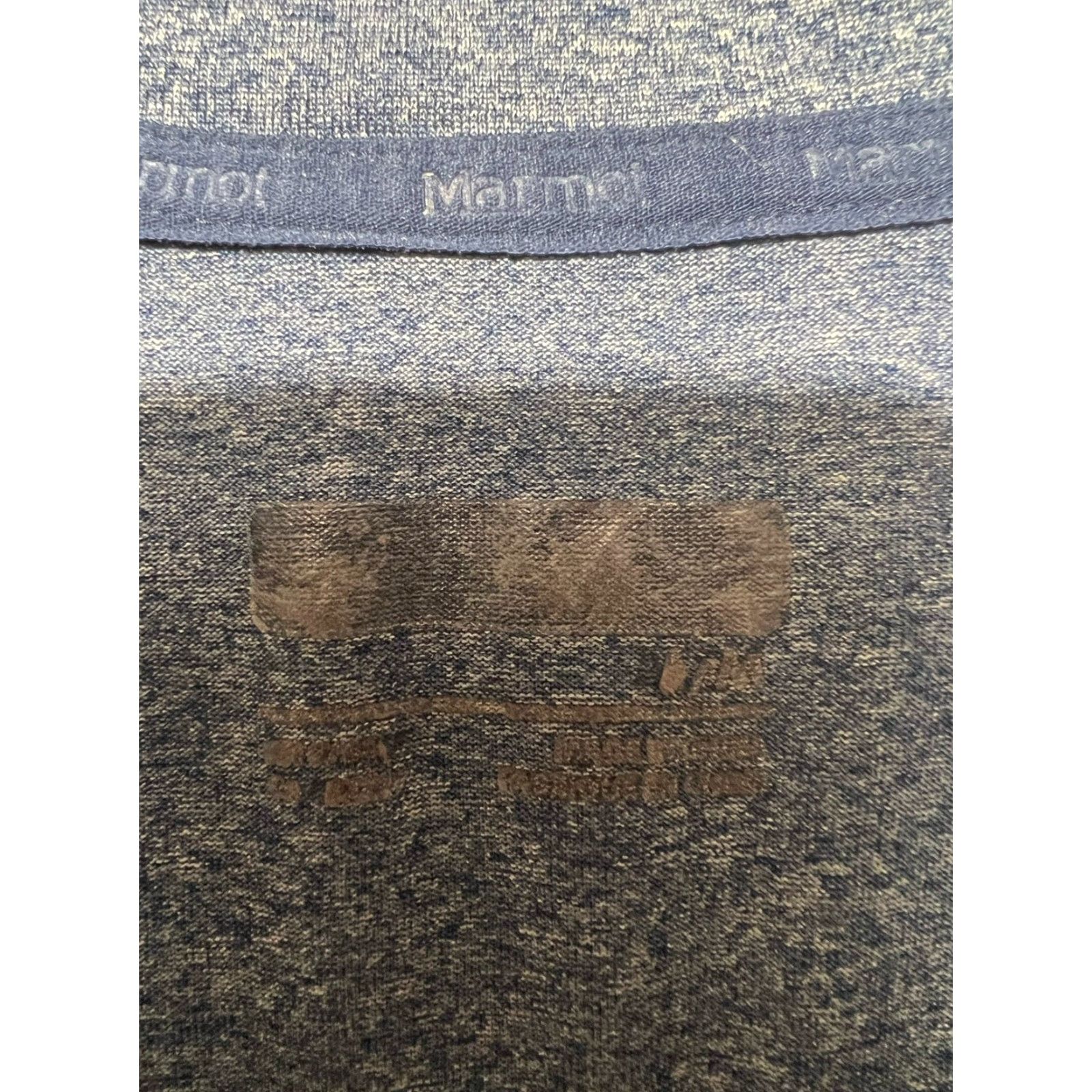 Marmot Marmot Active Crew Neck T-Shirt Mens Large Blue Size US M / EU 48-50 / 2 - 2 Thumbnail